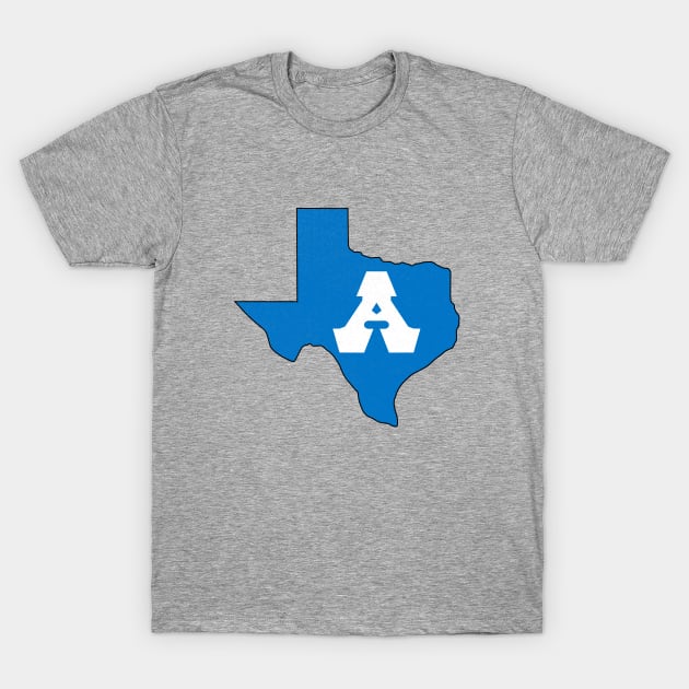 Retro Austin Texans AFA Football 1977 T-Shirt by LocalZonly